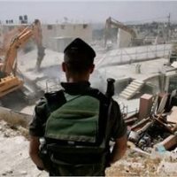 Israeli bulldozers demolish Palestinian structures in West Bank